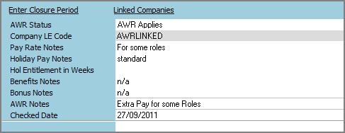 AWR Company View