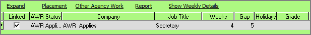AWR Roles showing as linked AWR Roles showing as linked