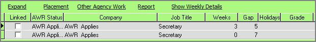 AWR Roles to be linked AWR Roles to be linked