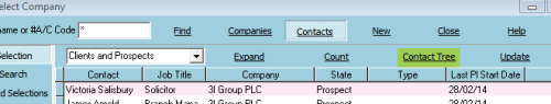 Contact Selector Form Contact Selector Form