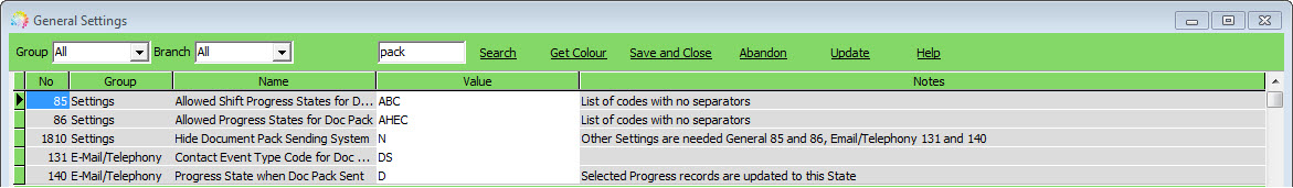 General Settings General Settings