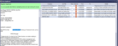 Employment History Parsing