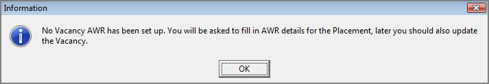 Information Warning
